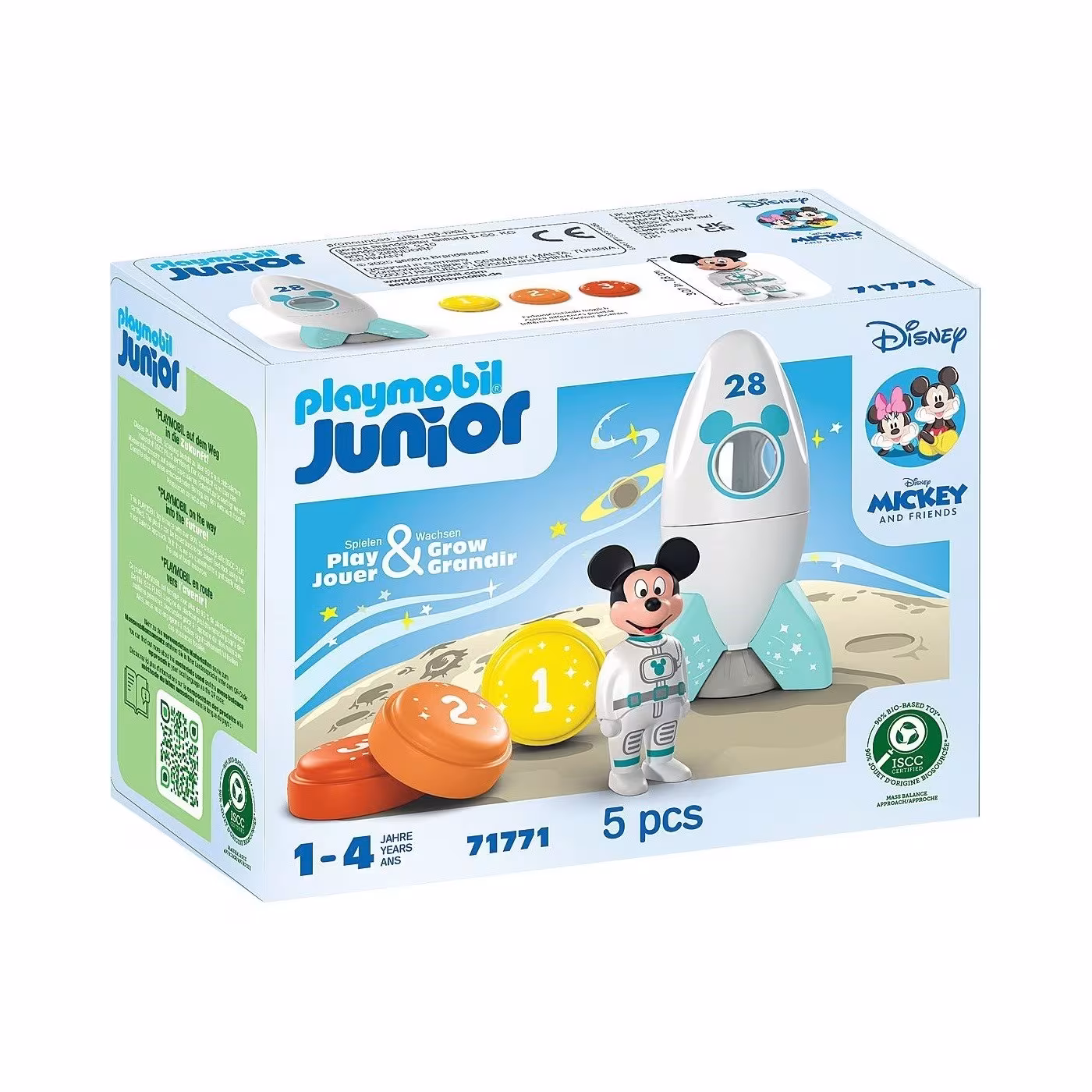 Playmobil Disney Mickey Mouse Junior & Disney: Ο Μίκυ Μάους Και Διαστημικός Πύραυλος (71771)