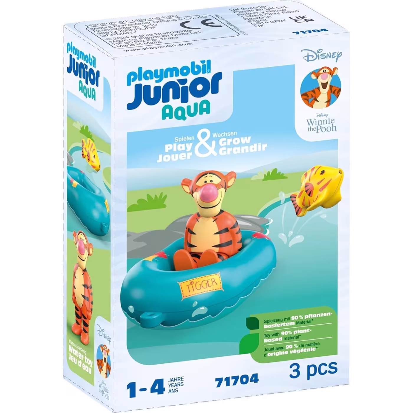 Playmobil Disney Winnie the Pooh Junior & Disney: Η Φουσκωτή Βαρκούλα Του Τίγρη (71704)