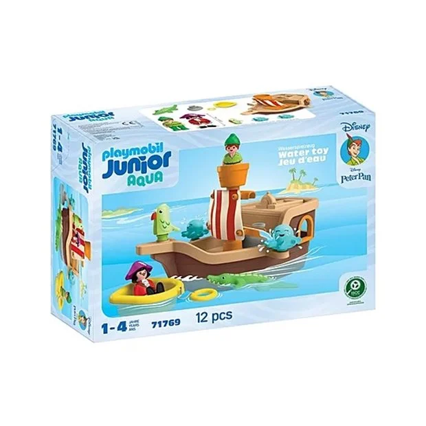 Playmobil Junior & Disney Ο Πίτερ Παν Και Το Πειρατικό Πλοίο Του Κάπτεν Χουκ - (71769)