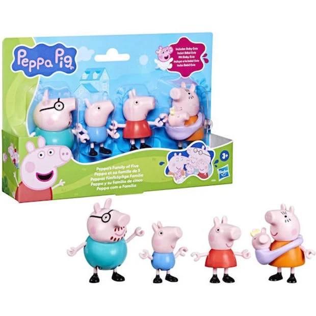 Φιγούρες Peppa Pig Peppas Family Of Five - (G0506)
